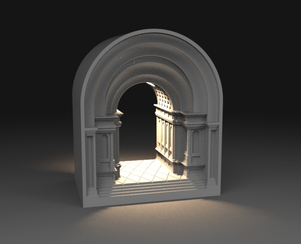 Wedding Chapel Bedside Lamp - LED NOT INCLUDED
