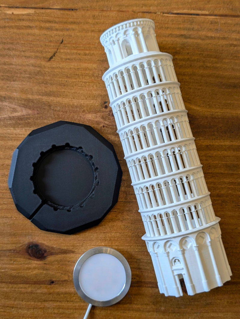 Leaning Tower of Pisa - LED Lamp