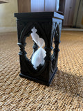 Gothic Arch Light: Luminous Hourglass